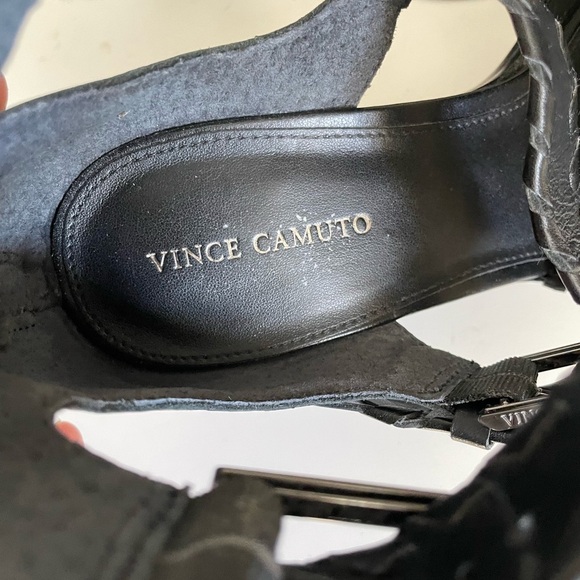 Vince Camuto Suraylin Sandal Color Black Snake Print Size 8.5 - Picture 4 of 8